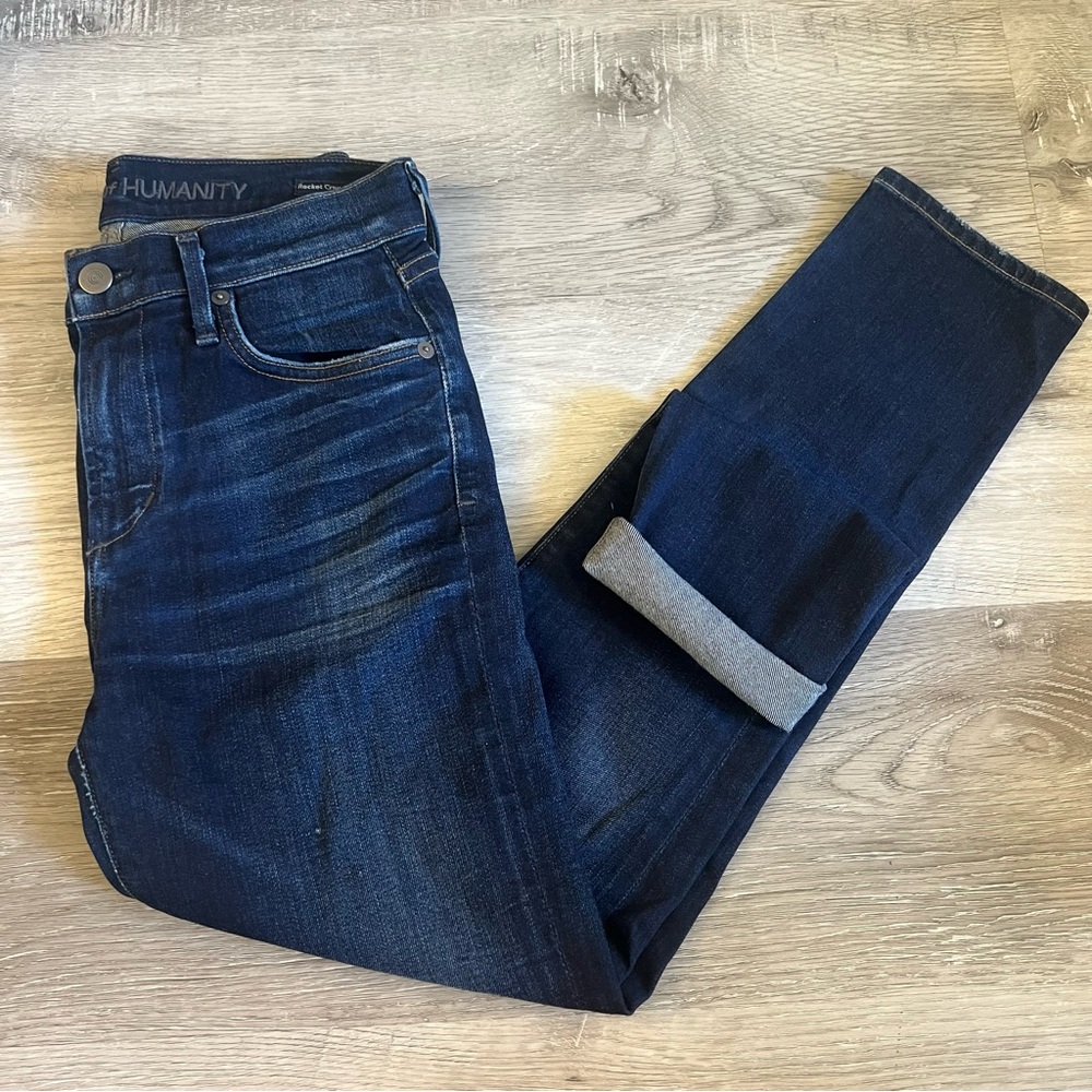 Citizens of Humanity Skinny rocket crop dark wash cropped skinny jeans